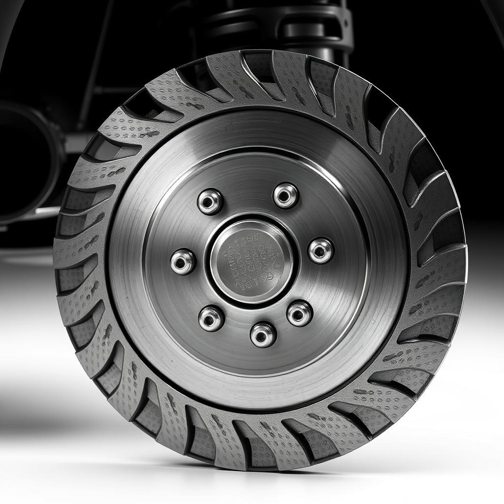 Roda de liga leve, design moderno e resistente.